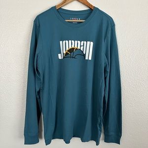 Air Jordan DNA Jumpman Long Sleeve Shirt Blue